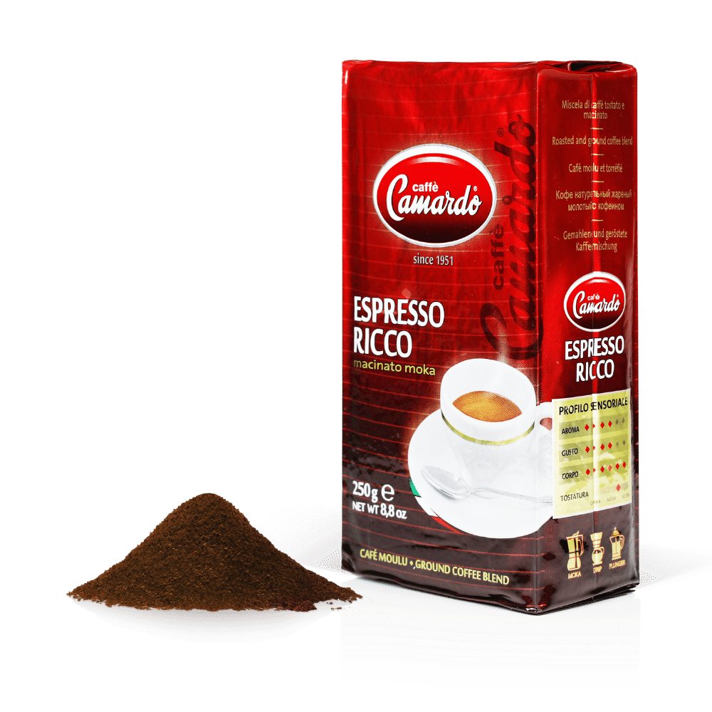 Caffè Macinato Sottovuoto ESPRESSO RICCO – 250 gr-2