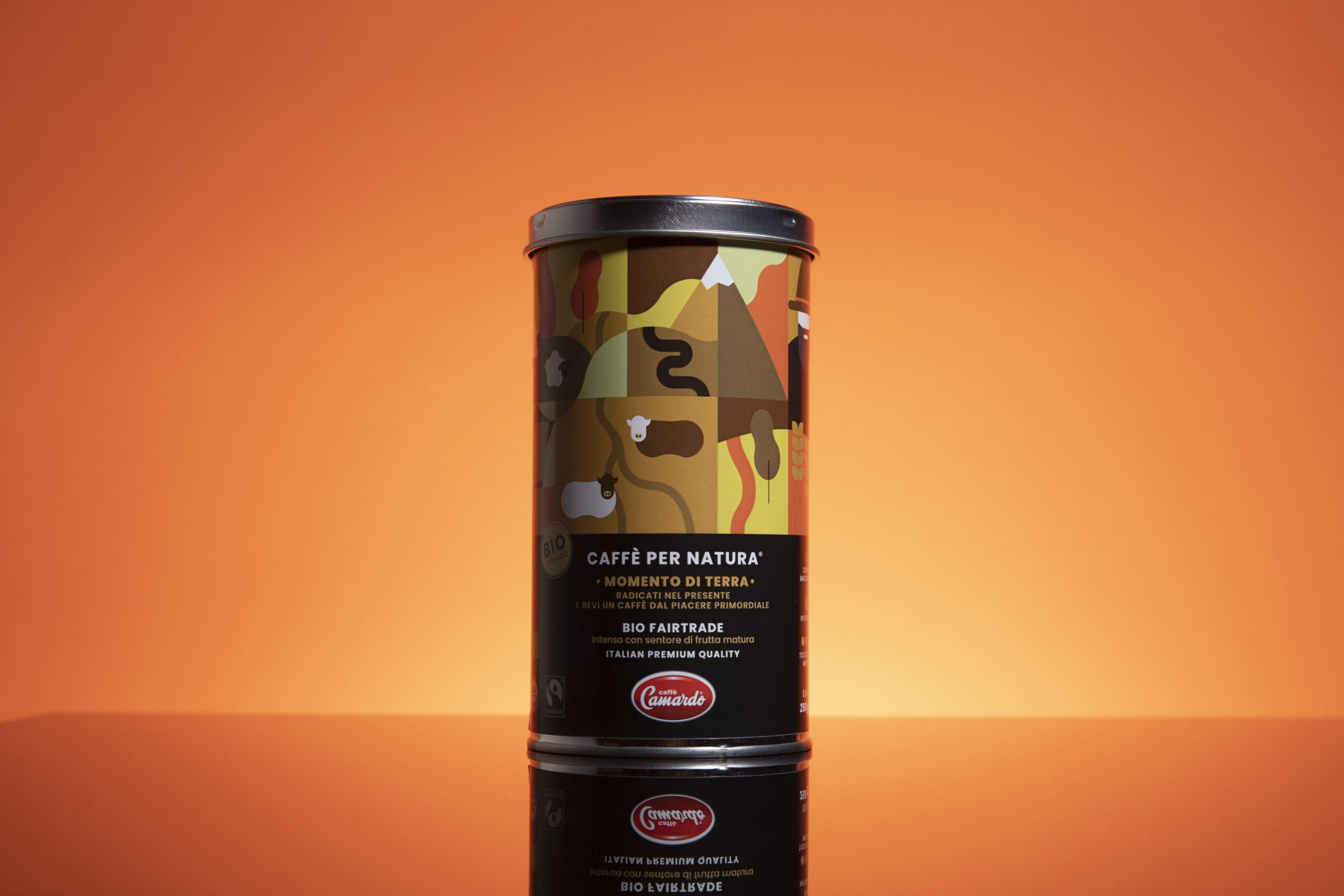 Caffè Macinato Biologico TERRA – 250 gr con bag di juta riciclata-3